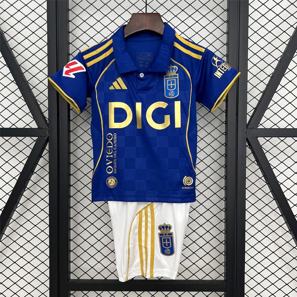 Camiseta Real Oviedo 1ª Niño 2025/26